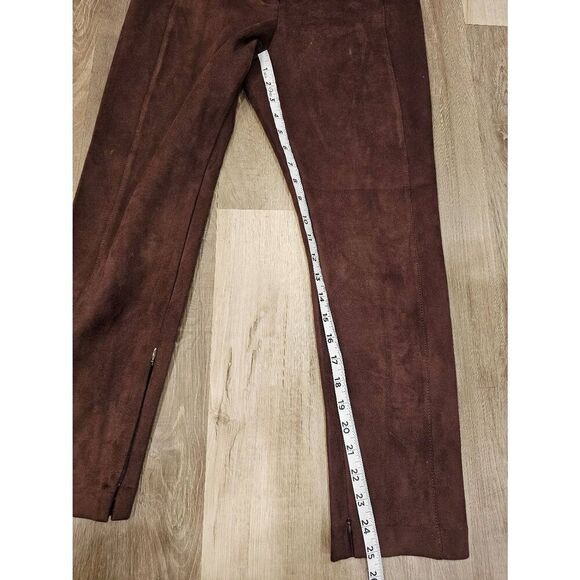 Ann Taylor size 8 Petite Brown Suede Look Pants - Picture 5 of 11